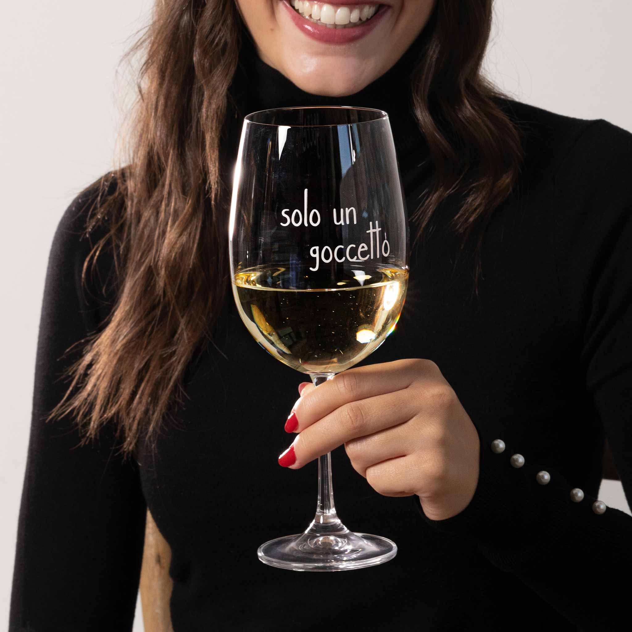 Set 2 calici Solo un goccetto