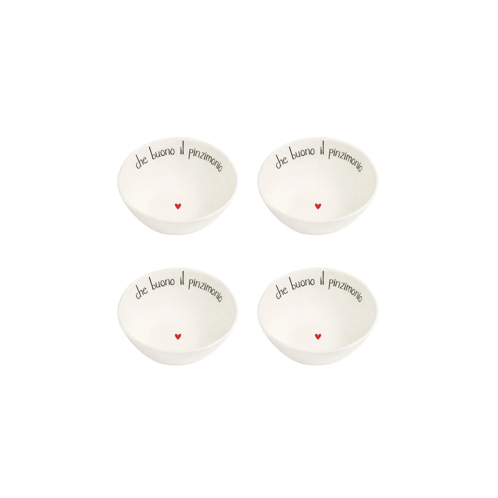 Set 4 coppette Che buono il pinzimonio