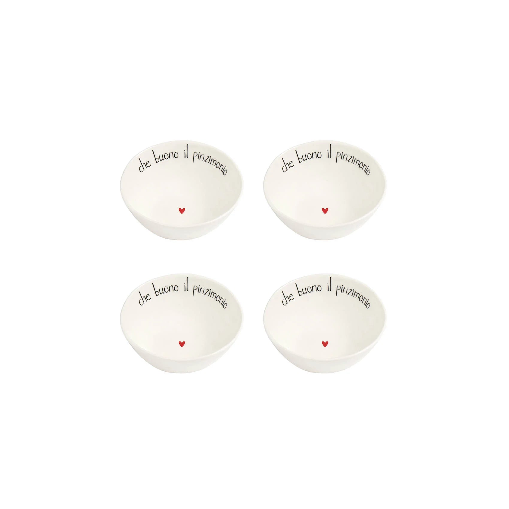 Set 4 coppette Che buono il pinzimonio