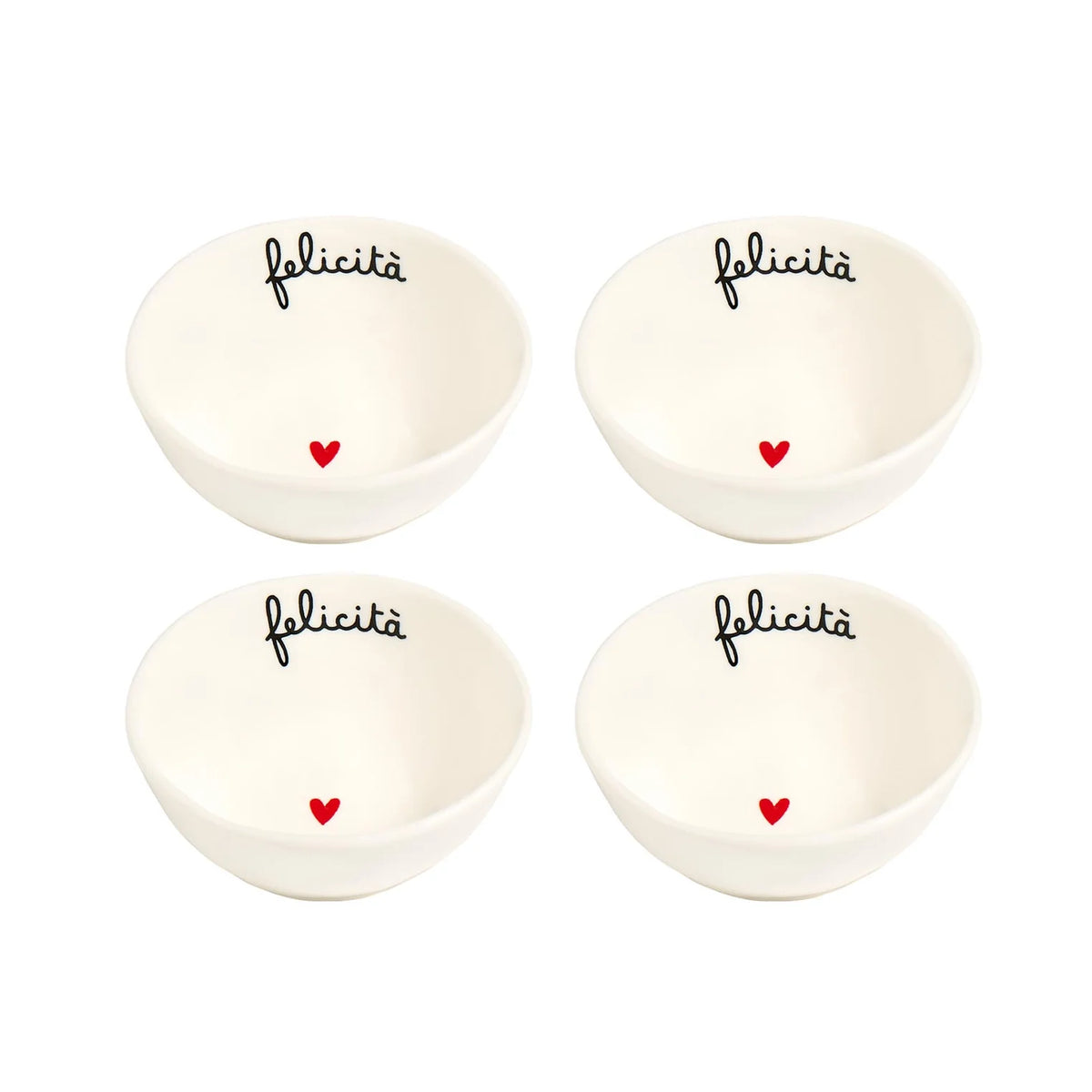 Set 4 Coppette Felicità