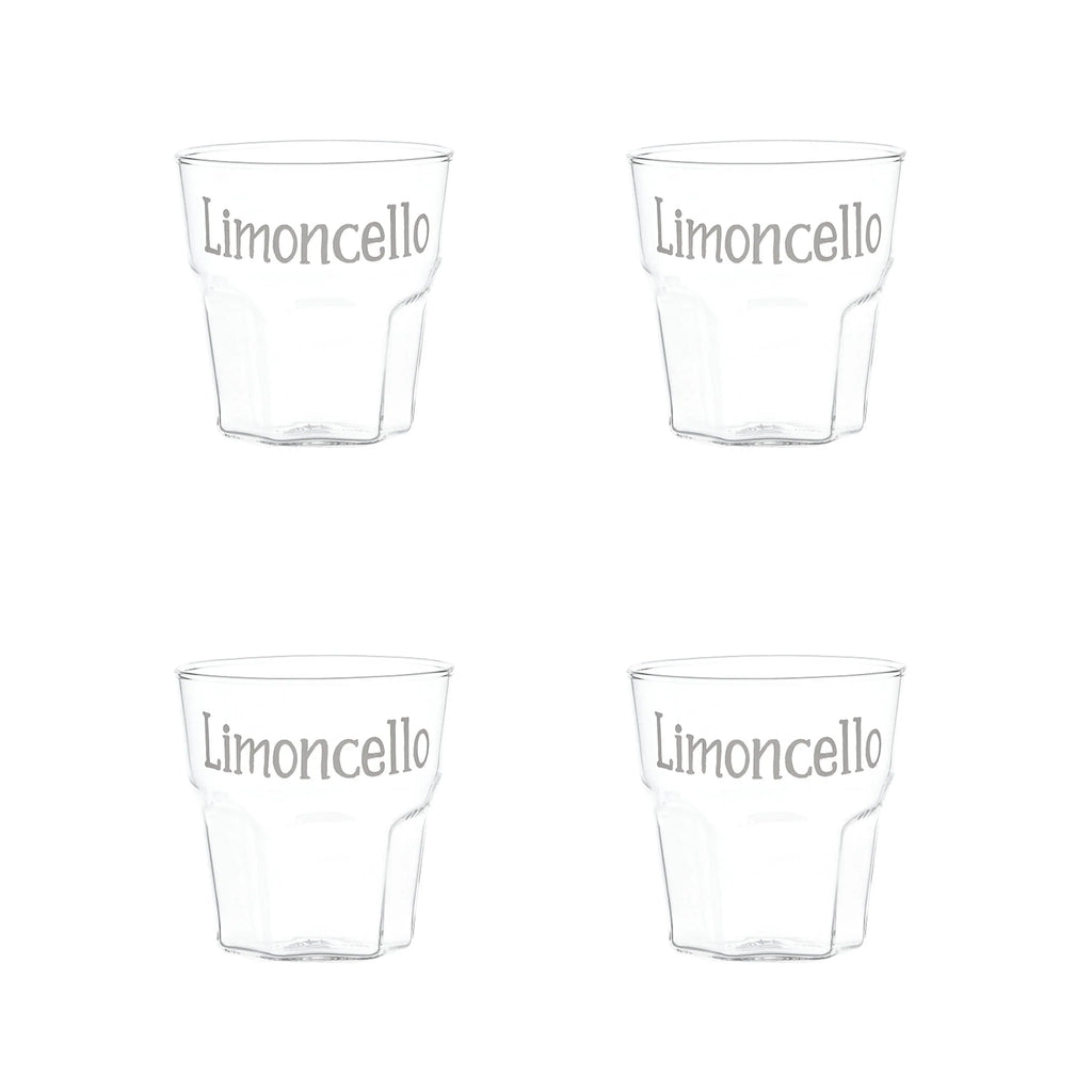 Set 4 bicchierini liquore Limoncello