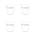 Set 4 bicchierini liquore Un Amaro