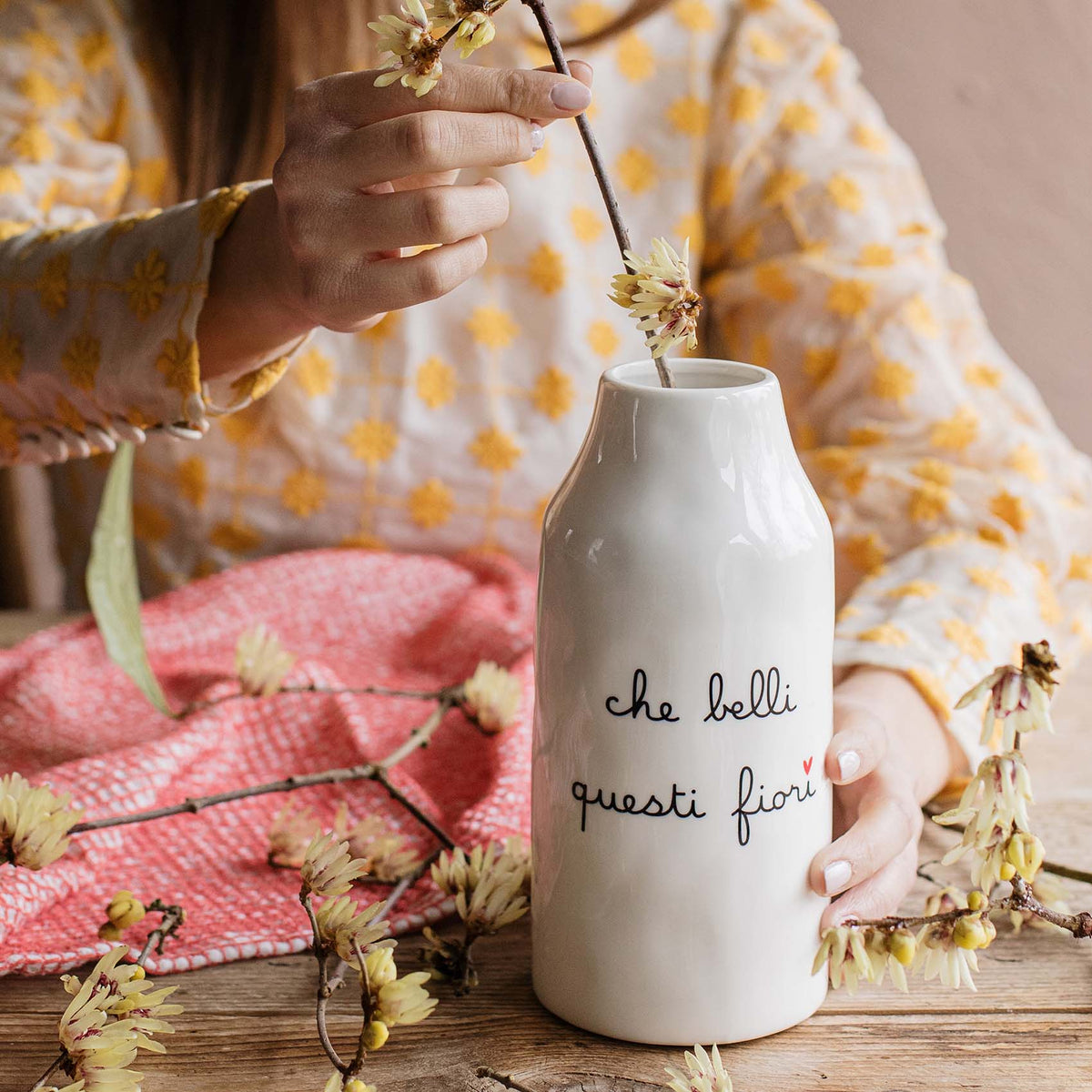 Vaso portafiori Che belli questi fiori